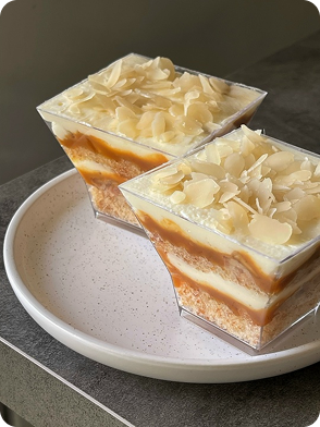 Трайфл с бананом и карамелью
